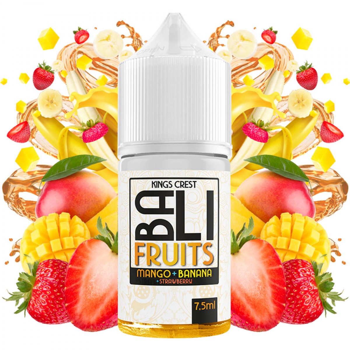 Kings Crest Bali Fruits Mango Banana Strawberry 7.5ml/30ml Flavorshot Kings Crest Bali Fruits Mango Banana Strawberry 7.5ml/30ml Flavorshot